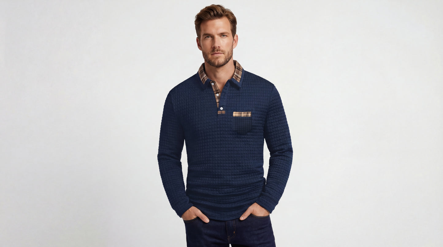 Stan | Polo a Cuadros de Estilo Moderno