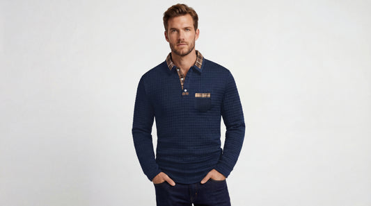 Stan | Polo a Cuadros de Estilo Moderno