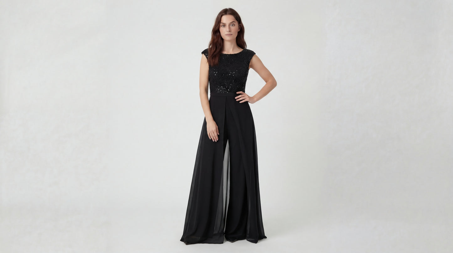 Fontella™ | Mono Elegante de Tul Texturizado