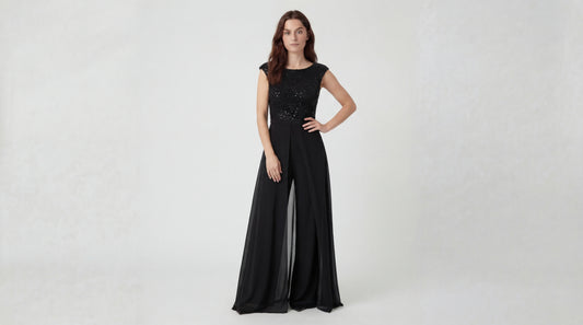 Fontella™ | Mono Elegante de Tul Texturizado