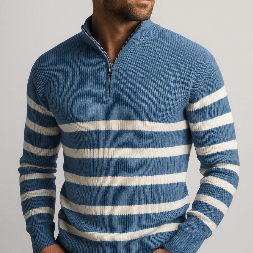 BLACKWELL | JERSEY PREMIUM CON CREMALLERA Y RAYAS