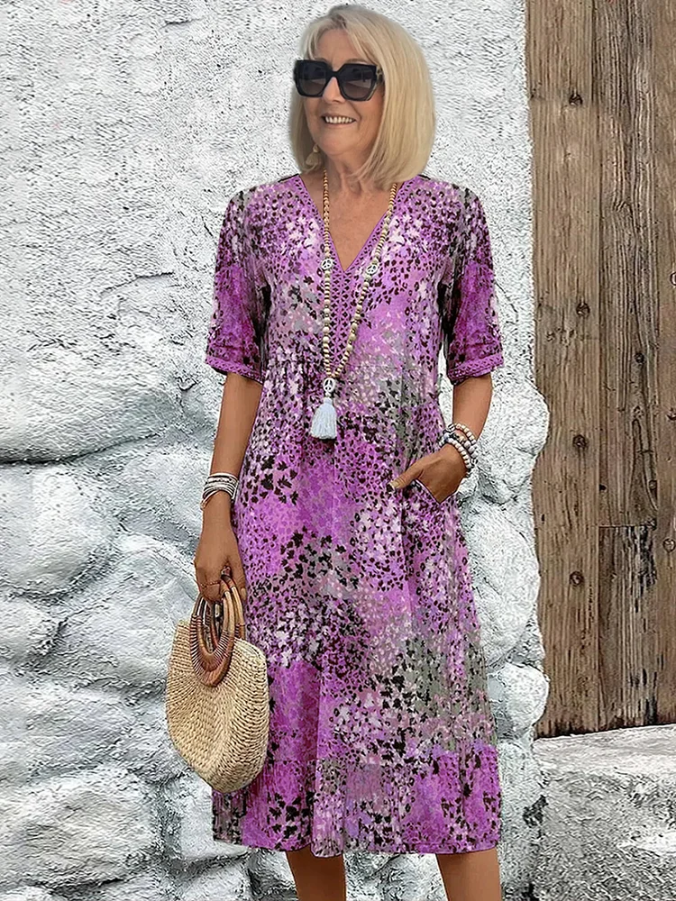 CALLIE | VESTIDO MIDI VIBRANTE DE CORTE FAVORECEDOR Y ESTILO SIN ESFUERZO