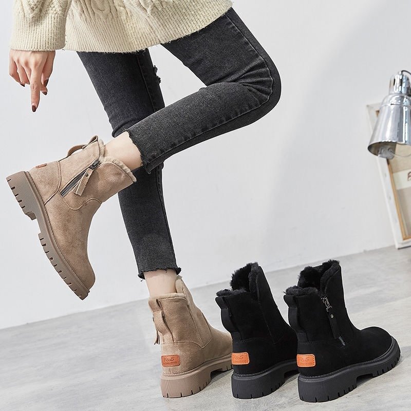Botas con forro polar para mujer