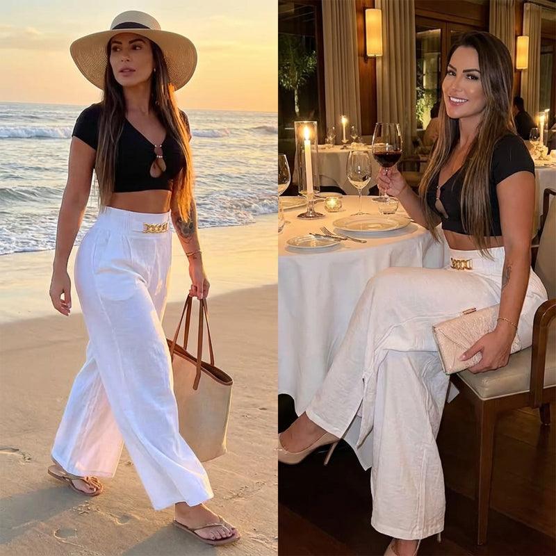 Ruby | Pantalones de cintura alta